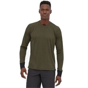 PATAGONIA Men's Long-Sleeved Dirt Craft Jersey Size Large Basin Green
